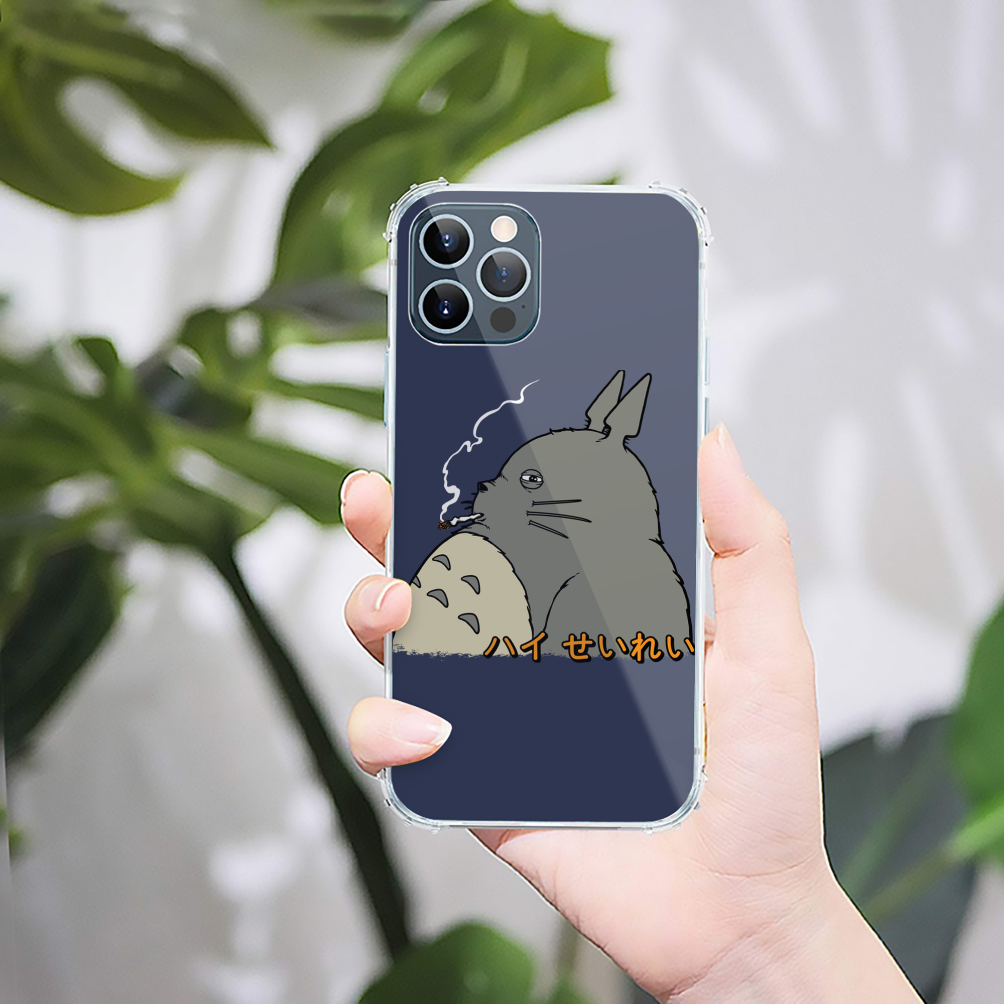 （画像用） となりのトトロ 草壁メイ 草壁サツキ My Neighbor Totoro Satsuki Kusakabe Mei Kusakabe 【iPhone 12シリーズ対応】透明スマホケース（クリアソフトケース）